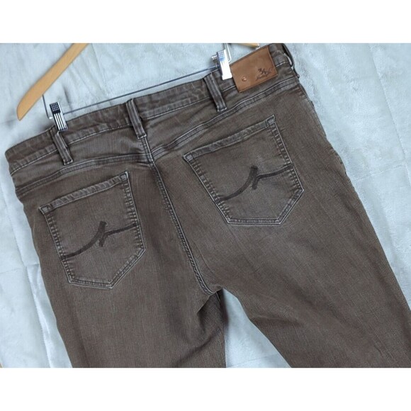 34 Heritage Men Charisma Comfort-Rise Classic Jeans Brown 44/34 Measures 42/28 - Picture 5 of 11